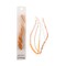 Crystal Lane DIY Amber Glow Twisted Glass & Pearls Beads, 5 Strands